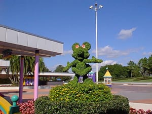 Topiary Turntables Disneyworld